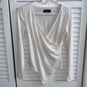 NWT Abercrombie Longsleeve SoftAF Bodysuit